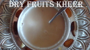 dry fruit kheer